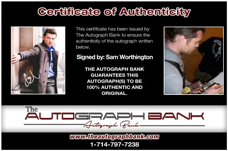 Sam Worthington — Sam Worthington authentic signed celebrity 8x10 photo W/Cert Autographed 40216b1, изображение 2