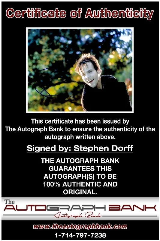 Stephen Dorff — Stephen Dorff authentic signed celebrity 8x10 photo W/Cert Autographed 125a1, image 2