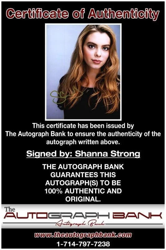 Shanna Strong — Shanna Strong authentic signed celebrity 8x10 photo W/Cert Autographed D4, image 2