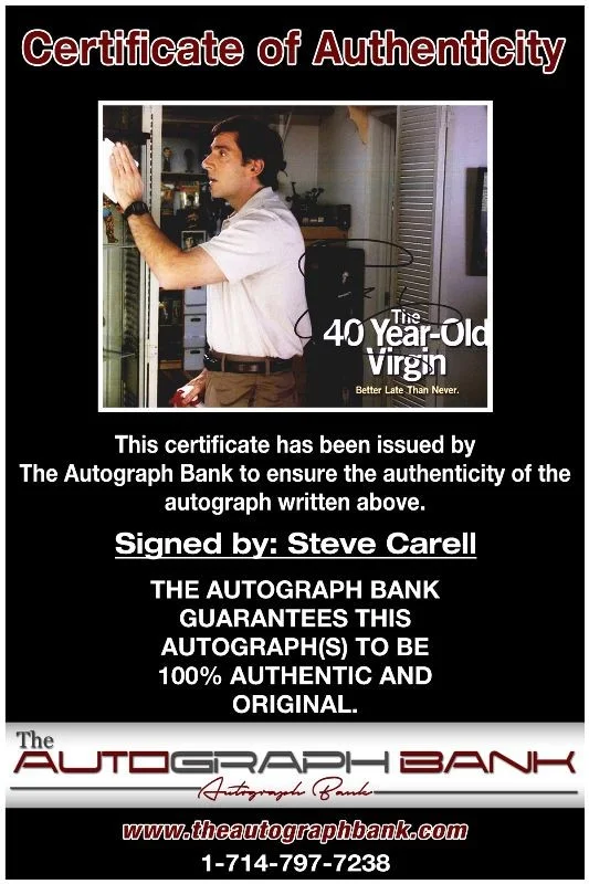 Steve Carell — Steve Carell authentic signed celebrity 8x10 photo W/Cert Autographed 51816a1, изображение 2