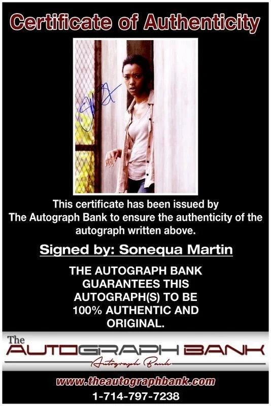 Sonequa Martin-Green — Sonequa Martin-Green authentic signed 8x10 photo |CERT Autographed C10, изображение 2