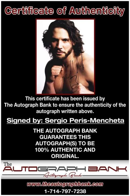Sergio Peris-Mencheta — Sergio Peris-Mencheta authentic signed 8x10 photo |CERT Autographed B0019, image 2