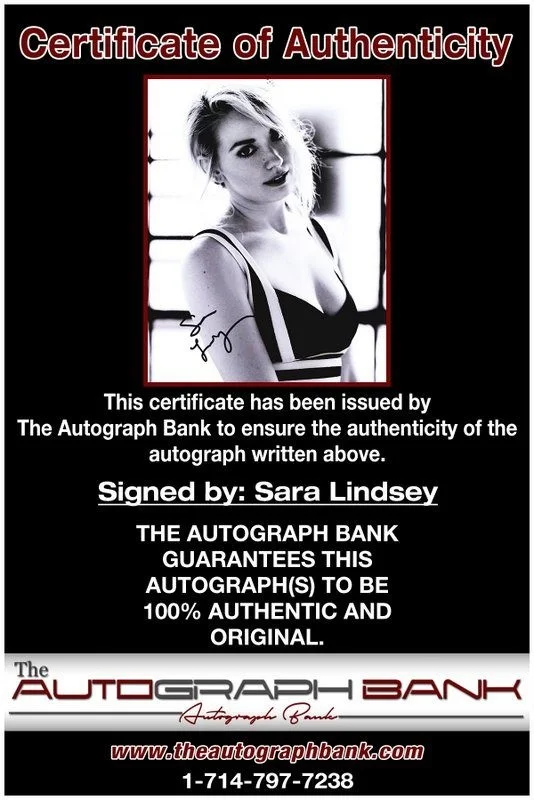 Sara Lindsey — Sara Lindsey authentic signed celebrity 8x10 photo W/Cert Autographed D3, image 2