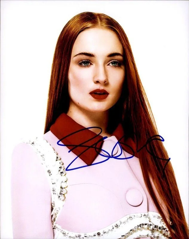 Sophie Turner — Sophie Turner authentic signed celebrity 8x10 photo W/Cert Autographed C6