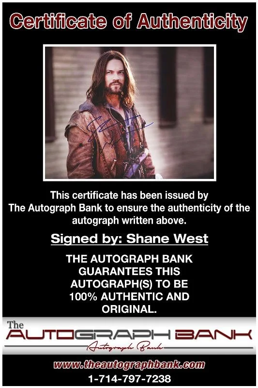 Shane West — Shane West authentic signed celebrity 8x10 photo W/Cert Autographed 40216e1, image 2