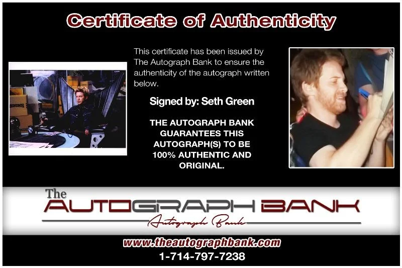 Seth Green — Seth Green authentic signed celebrity 8x10 photo W/Cert Autographed 132716k1, image 2