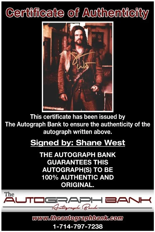 Shane West — Shane West authentic signed celebrity 8x10 photo W/Cert Autographed 40216a1, изображение 2