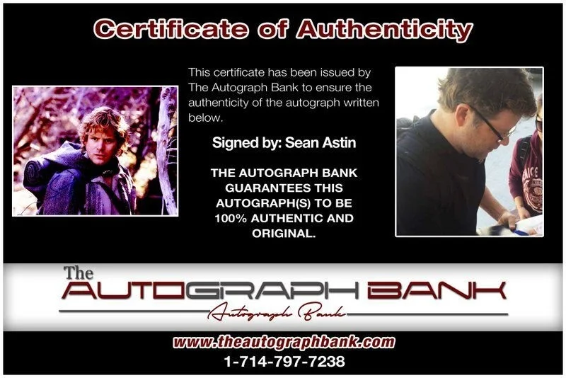 Sean Astin — Sean Astin authentic signed celebrity 8x10 photo W/Cert Autographed C8, image 2
