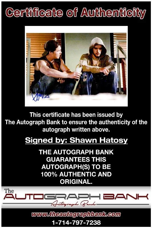 Shawn Hatosy — Shawn Hatosy authentic signed celebrity 8x10 photo W/Cert Autographed 2616e, image 2