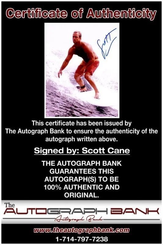 Scott Cane — Scott Cane authentic signed celebrity 8x10 photo W/Cert Autographed C2, image 2
