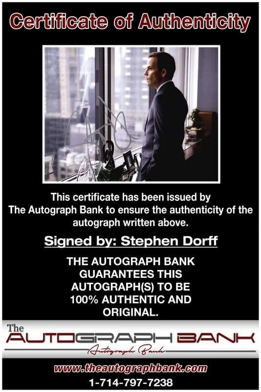Stephen Dorff — Stephen Dorff authentic signed celebrity 8x10 photo W/Cert Autographed B0004, image 2