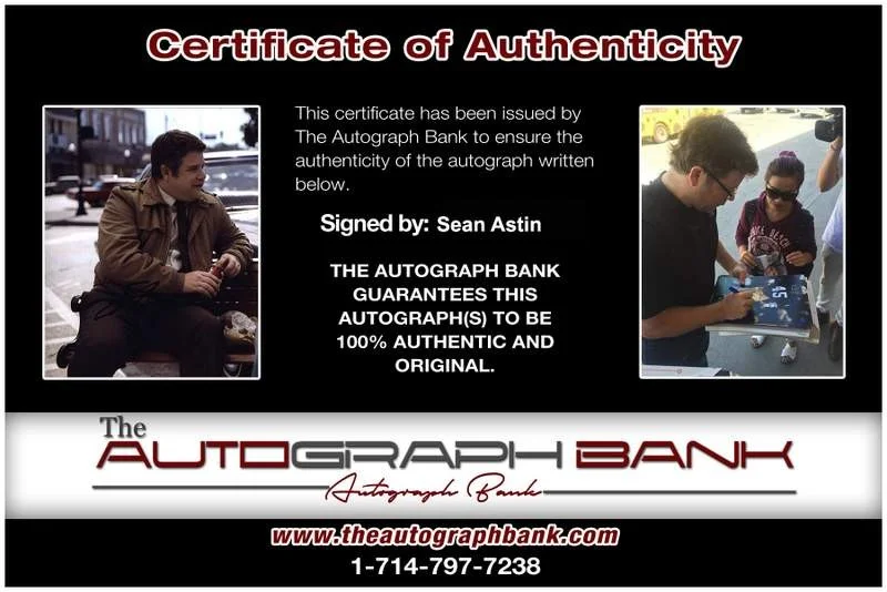 Sean Astin — Sean Astin signed celebrity 8x10 photo W/Certificate (C5), изображение 2