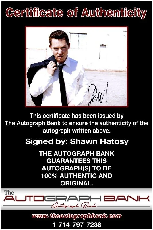 Shawn Hatosy — Shawn Hatosy authentic signed celebrity 8x10 photo W/Cert Autographed 2616c, image 2
