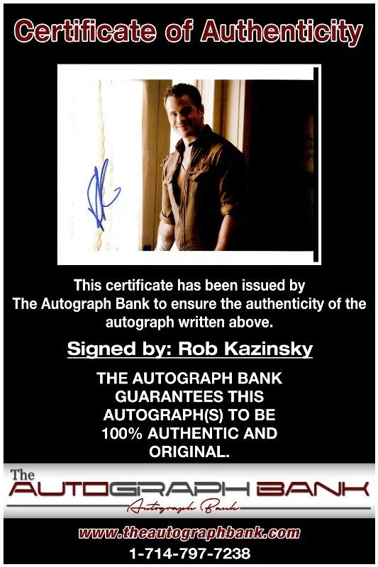 Robert Kazinsky — Robert Kazinsky authentic signed celebrity 8x10 photo W/Cert Autographed 125g1, изображение 2
