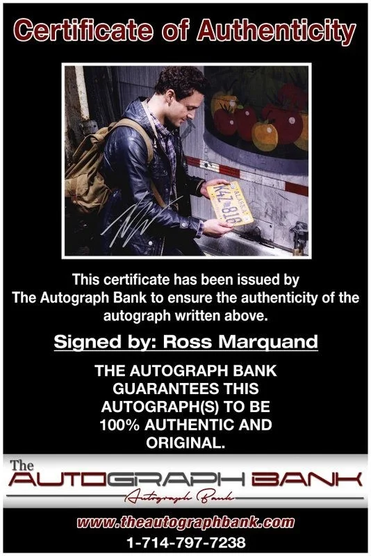 Ross Marquand — Ross Marquand authentic signed celebrity 8x10 photo W/Cert Autographed D3, изображение 2