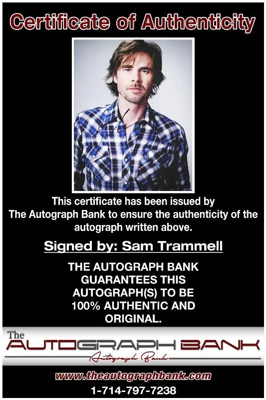Sam Trammell — Sam Trammell authentic signed celebrity 8x10 photo W/Cert Autographed 40216b1, изображение 2