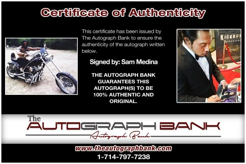 Sam Medina — Sam Medina authentic signed celebrity 8x10 photo W/Cert Autographed D1, image 2