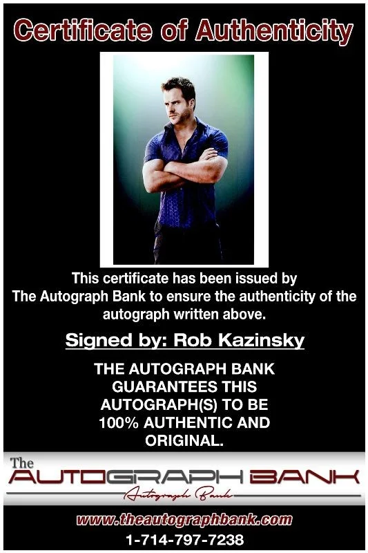 Robert Kazinsky — Robert Kazinsky authentic signed celebrity 8x10 photo W/Cert Autographed 125c1, изображение 2
