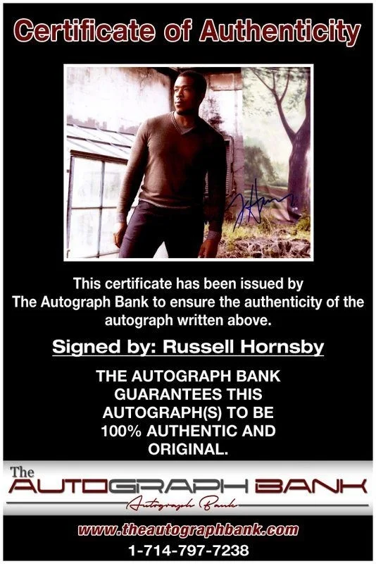 Russell Hornsby — Russell Hornsby authentic signed celebrity 8x10 photo W/Cert Autographed C5, изображение 2