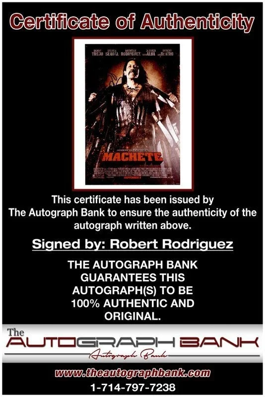 Robert Rodriguez — Robert Rodriguez authentic signed celebrity 8x10 photo W/Cert Autographed C15, изображение 2