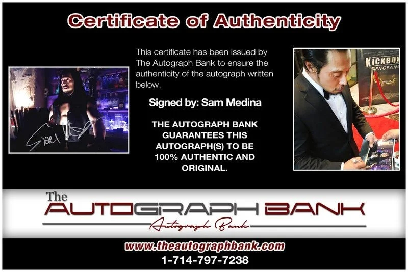 Sam Medina — Sam Medina authentic signed celebrity 8x10 photo W/Cert Autographed D3, image 2