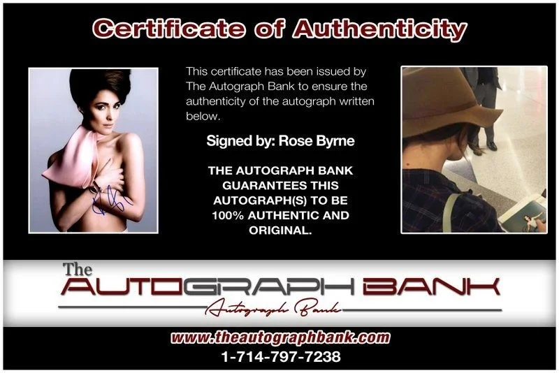 Rose Byrne — Rose Byrne authentic signed celebrity 8x10 photo W/Cert Autographed C1, изображение 2