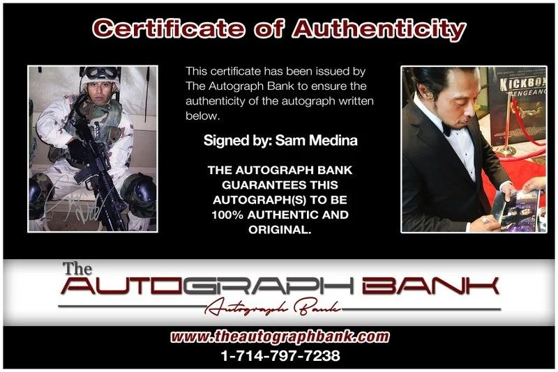 Sam Medina — Sam Medina authentic signed celebrity 8x10 photo W/Cert Autographed D9, изображение 2