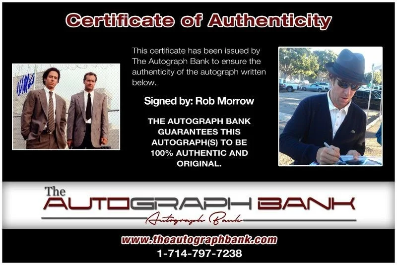Rob Morrow — Rob Morrow authentic signed celebrity 8x10 photo W/Cert Autographed C7, image 2