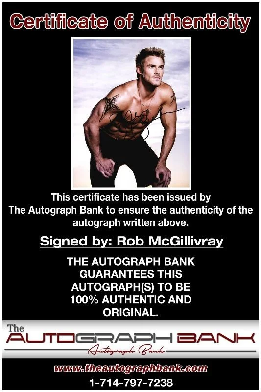 Rob McGillivray — Rob McGillivray authentic signed celebrity 8x10 photo W/Cert Autographed 51816a1, изображение 2