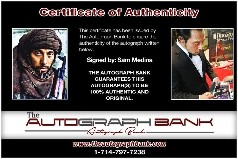 Sam Medina — Sam Medina authentic signed celebrity 8x10 photo W/Cert Autographed D11, image 2