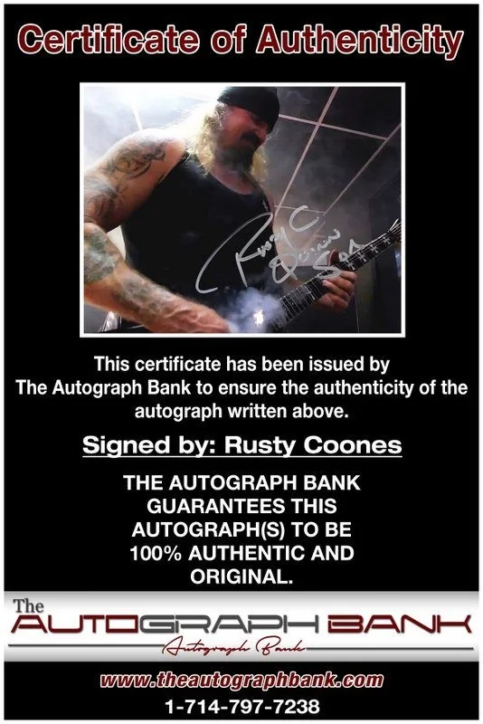 Rusty Coones — Rusty Coones authentic signed celebrity 8x10 photo W/Cert Autographed D3, image 2