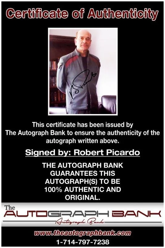 Robert Picardo — Robert Picardo authentic signed celebrity 8x10 photo W/Cert Autographed C4, изображение 2