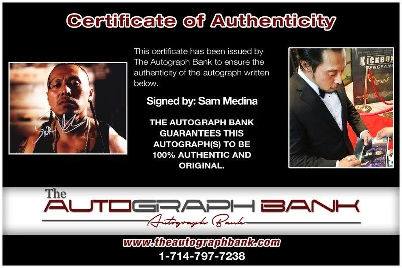 Sam Medina — Sam Medina authentic signed celebrity 8x10 photo W/Cert Autographed D2, image 2