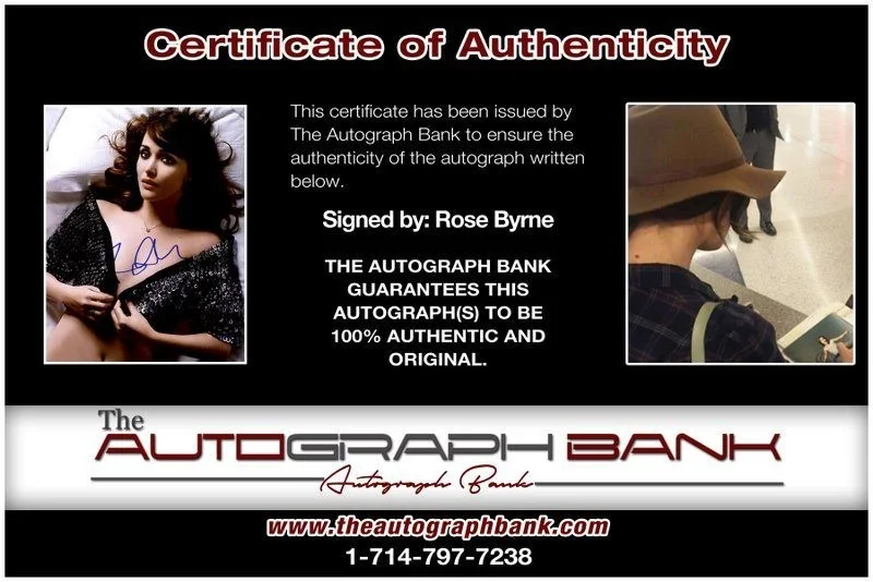 Rose Byrne — Rose Byrne authentic signed celebrity 8x10 photo W/Cert Autographed C3, изображение 2