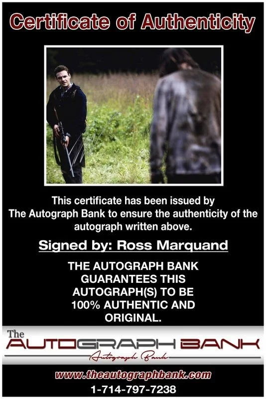 Ross Marquand — Ross Marquand authentic signed celebrity 8x10 photo W/Cert Autographed D2, изображение 2
