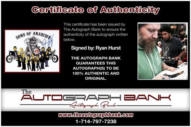 Ryan Hurst — Ryan Hurst authentic signed celebrity 8x10 photo W/Cert Autographed C5, image 2