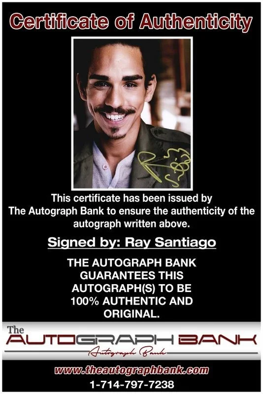 Ray Santiago — Ray Santiago authentic signed celebrity 8x10 photo W/Cert Autographed D3, image 2