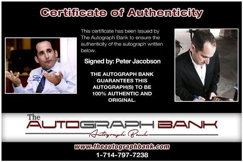 Peter Jacobson — Peter Jacobson authentic signed celebrity 8x10 photo W/Cert Autographed 2616c, image 2