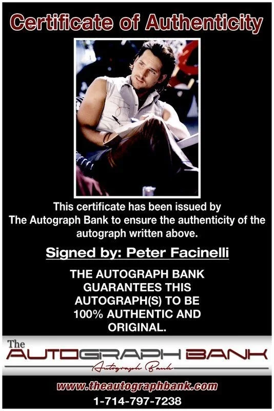Peter Facinelli — Peter Facinelli authentic signed celebrity 8x10 photo W/Cert Autographed C18, image 2