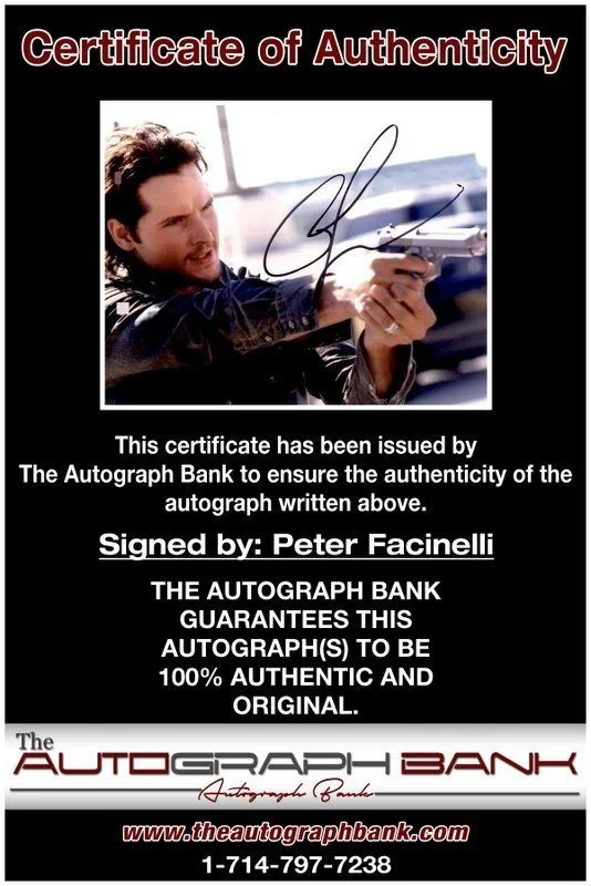 Peter Facinelli — Peter Facinelli authentic signed celebrity 8x10 photo W/Cert Autographed C15, image 2