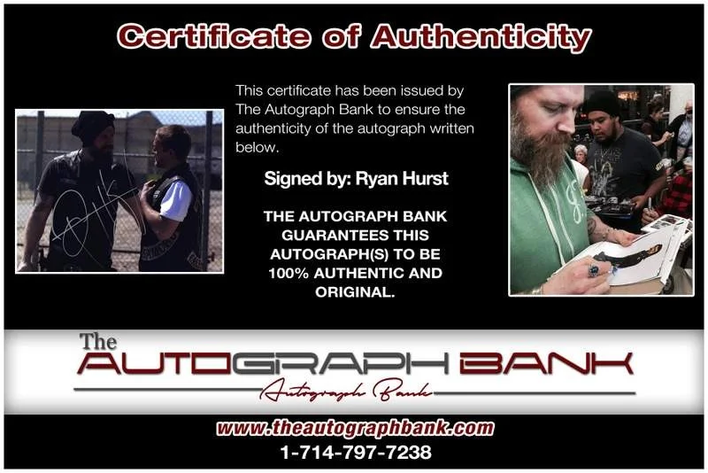 Ryan Hurst — Ryan Hurst authentic signed celebrity 8x10 photo W/Cert Autographed A0003, image 2