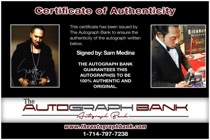Sam Medina — Sam Medina authentic signed celebrity 8x10 photo W/Cert Autographed D15, image 2