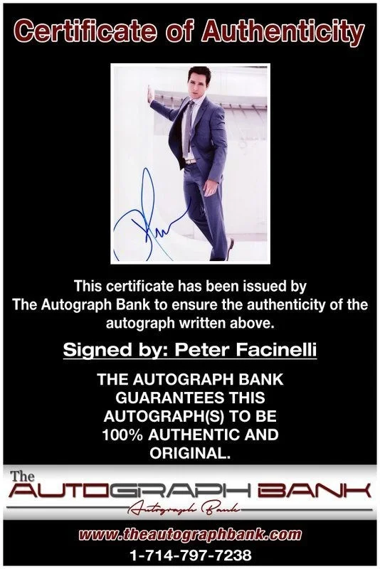 Peter Facinelli — Peter Facinelli authentic signed celebrity 8x10 photo W/Cert Autographed C4, изображение 2