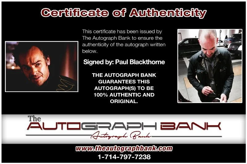 Paul Blackthorne — Paul Blackthorne authentic signed celebrity 8x10 photo |CERT Autographed 116c1, изображение 2