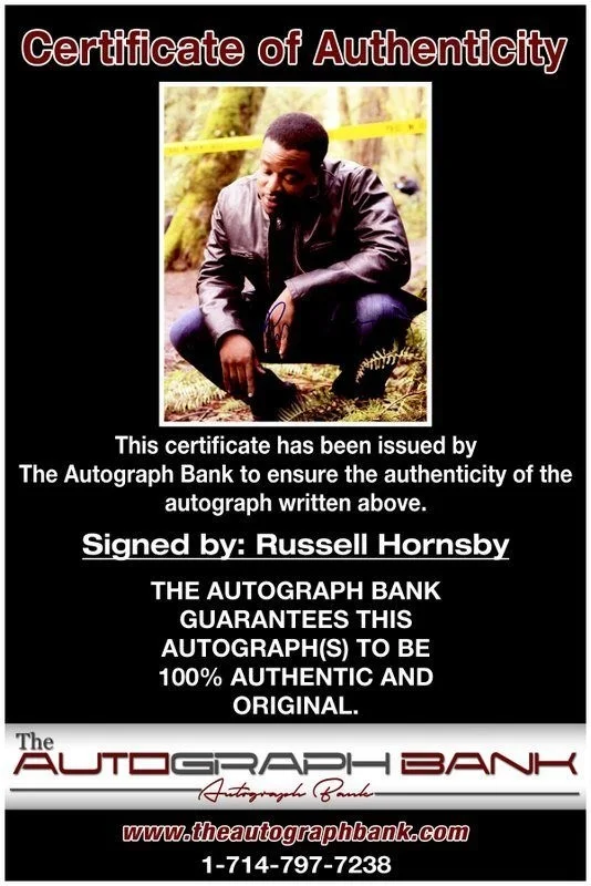 Russell Hornsby — Russell Hornsby authentic signed celebrity 8x10 photo W/Cert Autographed C6, изображение 2