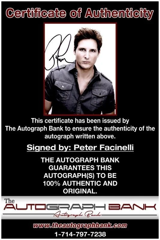 Peter Facinelli — Peter Facinelli authentic signed celebrity 8x10 photo W/Cert Autographed C26, изображение 2