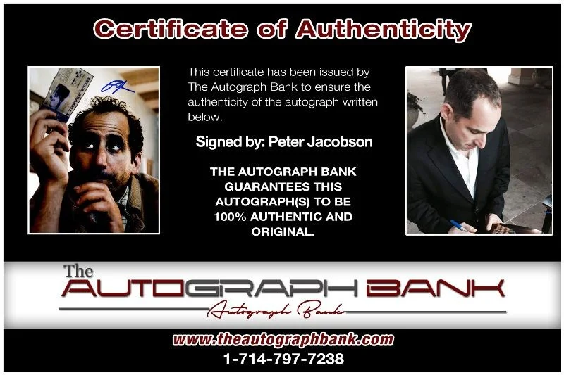 Peter Jacobson — Peter Jacobson authentic signed celebrity 8x10 photo W/Cert Autographed 2616d, изображение 2
