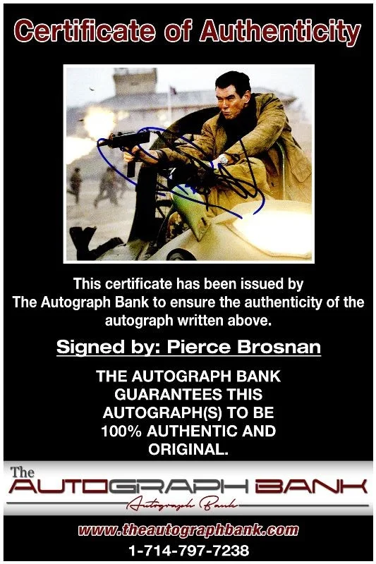 Pierce Brosnan — Pierce Brosnan authentic signed celebrity 8x10 photo W/Cert Autographed 2616a, изображение 2