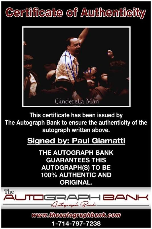 Paul Giamatti — Paul Giamatti authentic signed celebrity 8x10 photo W/Cert Autographed A0001, изображение 2