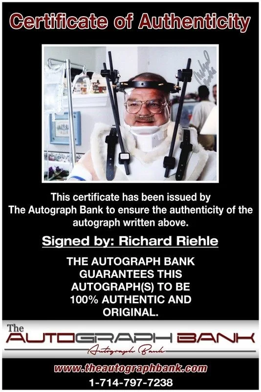 Richard Riehle — Richard Riehle authentic signed celebrity 8x10 photo W/Cert Autographed D6, изображение 2
